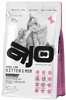AJO Basic Line Kitten & Mom Для котят, беременных и кормящих кошек с индейкой