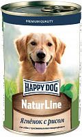 Happy Dog Natur Line Ягнёнок с рисом для собак, 410 гр