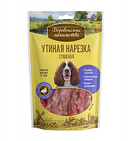 Деревенские лакомства Утиная нарезка сушёная для собак, 90 гр