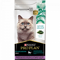 Purina Pro Plan Nature Elements Delicate Digestion для кошек с чувствительным пищеварением с индейкой и спирулиной
