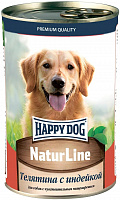 Happy Dog Natur Line Телятина с индейкой для собак, 410 гр