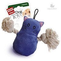 GiGwi Dog Toys Кот с пищалкой, 15 см (арт.75034)