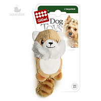 GiGwi Dog Toys Лисичка с пищалкой, 10 см (арт.75014)
