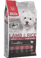 Blitz Sensitive Adult Dog Small Breeds с ягнёнком и рисом