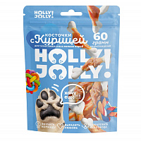 Holly Jolly Косточки с курицей Лакомство для собак мелких пород, 60 гр