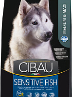 Cibau Adult Medium & Maxi Sensitive Fish с рыбой