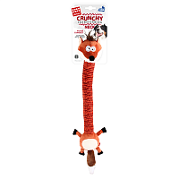 GiGwi Crunchy Neck Лиса с хрустящей шеей и пищалкой, 40 см (арт.75414)