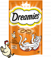 Dreamies Лакомые подушечки со вкусом курицы