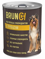 BRUNCH Влажный корм для собак всех пород с рубцом, 340 гр
