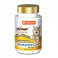 Unitabs ImmunoCat с таурином для кошек, 120 таблеток