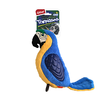 GiGwi Tropicana Series Попугай большой с пищалкой, 38 см (арт.75478)