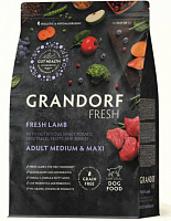 Grandorf Fresh Adult Medium & Maxi для собак средних и крупных пород с ягненком