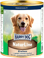 Happy Dog Natur Line Ягнёнок с сердцем, печенью и рубцом для собак, 970 гр