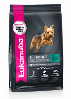 Eukanuba Adult Toy Breed для взрослых собак миниатюрных пород с птицей