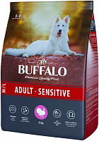 MR. BUFFALO Adult M/L Sensitive Dog с индейкой