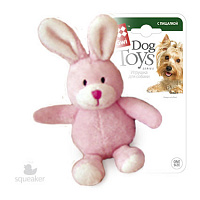 GiGwi Dog Toys Зайчик с пищалкой, 11 см (арт.75119)