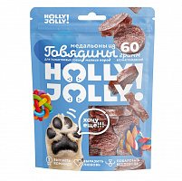 Holly Jolly Медальоны из говядины Лакомство для собак мелких пород, 60 гр