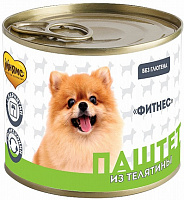 Мнямс «Фитнес» Паштет из телятины для собак всех пород, 200 гр