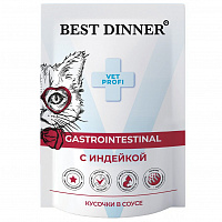 Best Dinner Gastrointestinal Влажный корм для кошек с индейкой, 85 г
