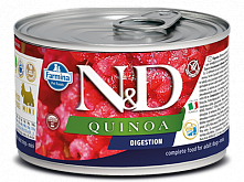 Farmina N&D Quinoa Wet Mini Adult Dog Digestion с ягнёнком, 140 гр