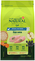 Guabi Natural Dog Light Низкокалорийный корм для взрослых собак мелких пород индейка и овёс