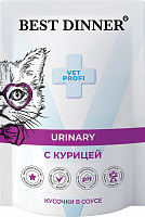 Best Dinner Urinary Влажный корм для кошек с курицей, 85 г