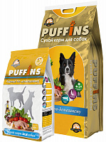 PUFFINS Курица по-домашнему для собак, 15 кг
