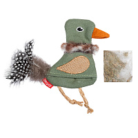 GiGwi Catch & Scratch Eco Птичка с кошачьей мятой, 14 см (арт.85018)