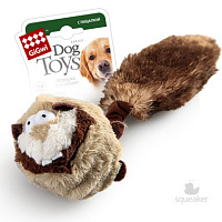 GiGwi Dog Toys Барсук с 2-мя пищалками и теннисным мячом, 26 см (арт.75106)