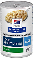 Hill's Prescription Diet d/d Canine с уткой консервированный, 370 гр