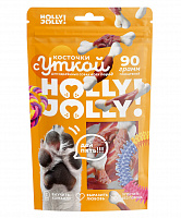 Holly Jolly Косточки с уткой Лакомство для собак всех пород, 90 гр