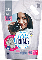 Little Friends Premium TOFU Carbon Растительный наполнитель с углем и ароматом пломбира, 5 л