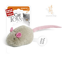 GiGwi Cat Toys Мышка со звуковым чипом, 6 см (арт.75040)