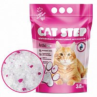 Cat Step Arctic Pink Силикагелевый наполнитель