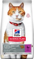 Hill's Science Plan Sterilised Cat Для молодых стерилизованных кошек и кастрированных котов с уткой