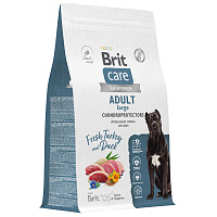 Brit Care Superpremium Dog Adult Large с индейкой и уткой для взрослых собак крупных пород 