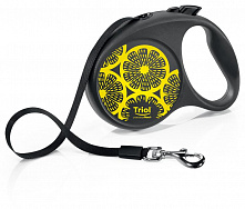 Triol Flexi Joy Lemon L (лента) 5 м поводок-рулетка для собак до 50 кг