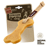 GiGwi Gum Gum Dog Eco Кость из эко-резины, 11 см (арт.75317)