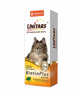 Unitabs BiotinPlus Паста с биотином и таурином для кошек, 120 мл