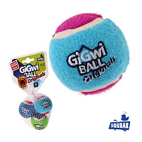 GiGwi Ball Originals 3 Мяча с пищалкой, 4 см (арт.75340)