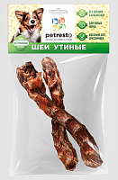Petresto Лакомство для собак Шеи утиные, 2 шт
