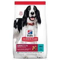Hill's Science Plan Adult Medium для взрослых собак средних пород с тунцом и рисом
