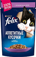Felix Аппетитные кусочки с ягнёнком в желе, 85 гр