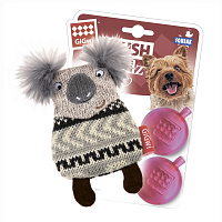 GiGwi Plush Friendz Коала со сменными пищалками, 10 см (арт.75511)