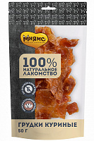 Мнямс Грудки куриные лакомство для собак, 50 гр