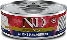 Farmina N&D Quinoa Wet Cat Weight Management с ягнёнком, 70 гр