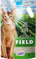 Savanna FIELD TOFU Растительный комкующийся наполнитель с ароматом лаванды, 6 л