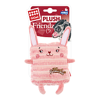 GiGwi Plush Friendz Кролик с пищалкой, 12 см (арт.85013)