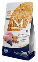 Farmina N&D Ancestral Grain Adult Cat с мясом ягнёнка, спельтой, овсом и черникой
