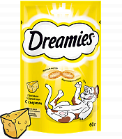 Dreamies Лакомые подушечки со вкусом сыра